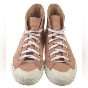 Chloé High-top Suede sneaker